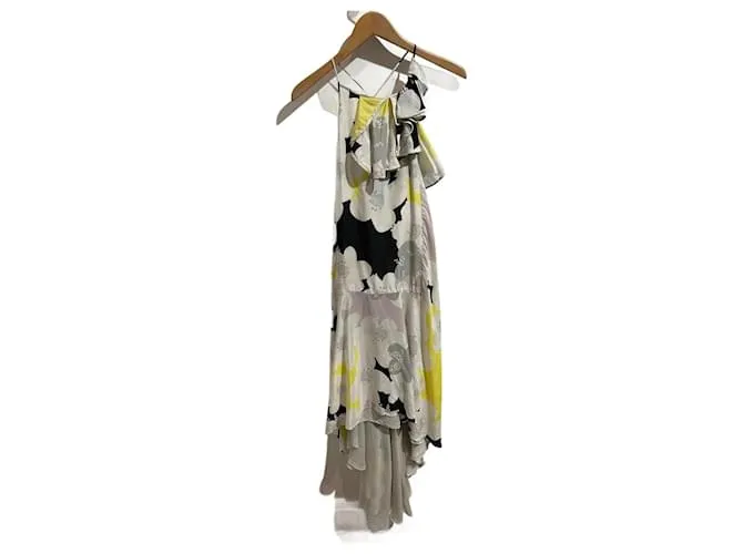 DIANE VON FURSTENBERG Vestidos T.US 8 Seda Blanco 