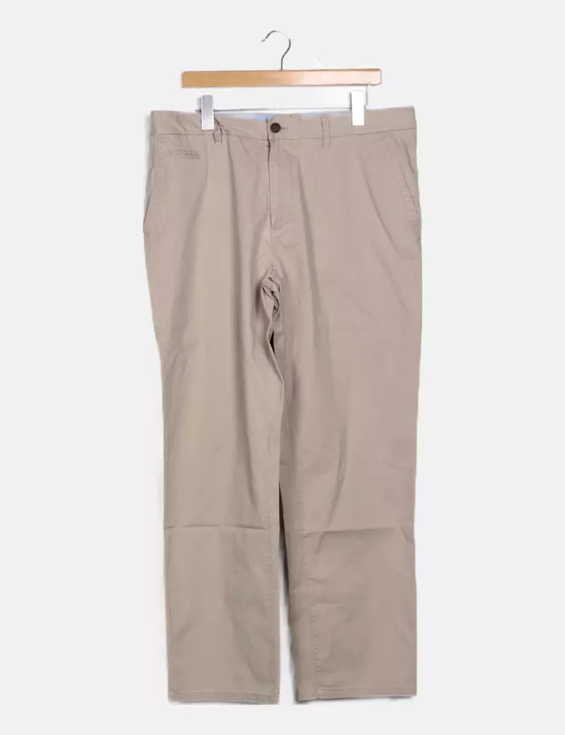 Dustin Pantalón beige básico