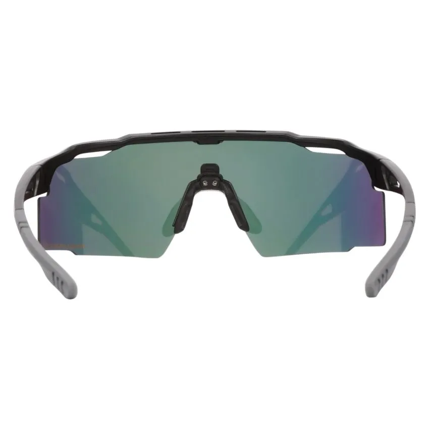 Endurance Unisex Gafas de sol Alberto Half-Frame Sports Glass Negro 