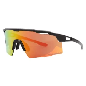 Endurance Unisex Gafas de sol Alberto Half-Frame Sports Glass Negro 