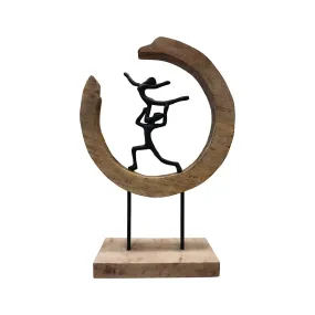 Figura mujer hombre circulo