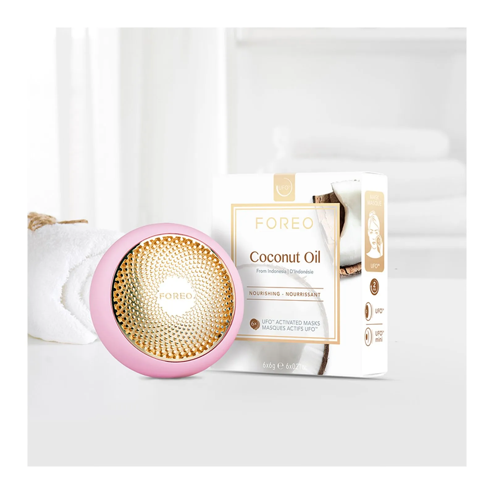 FOREO UFO Mascarilla de aceite de coco x 6