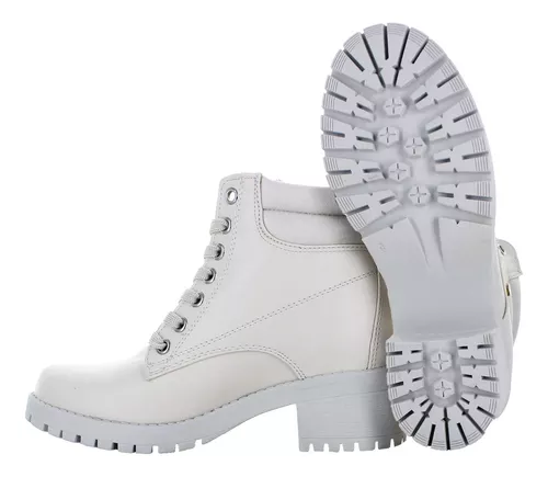 Gio Bota Casual Piel Blanco Mujer 78939