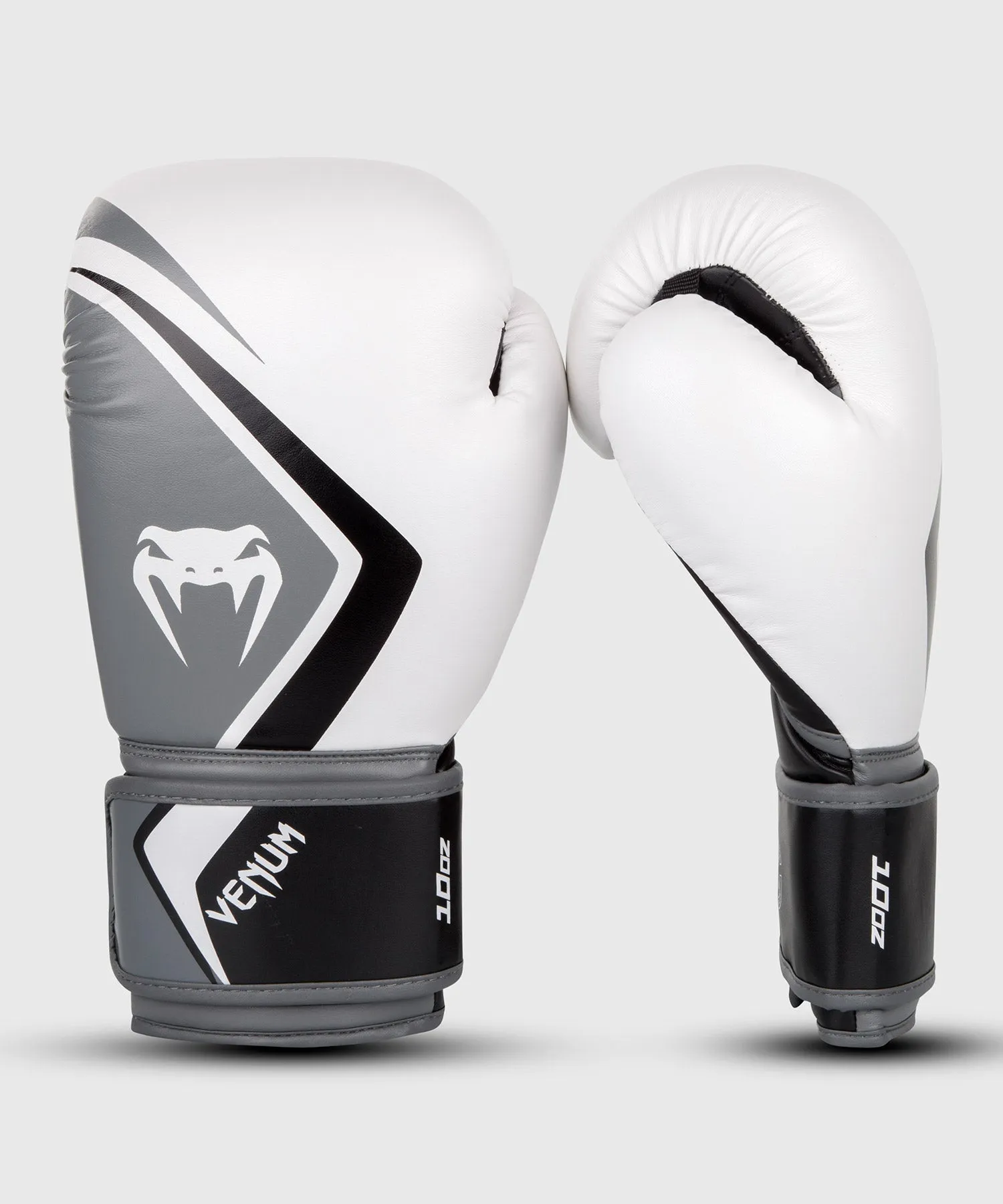 Guantes de Boxeo Venum Contender 2.0 - Blanco/Gris-Negro