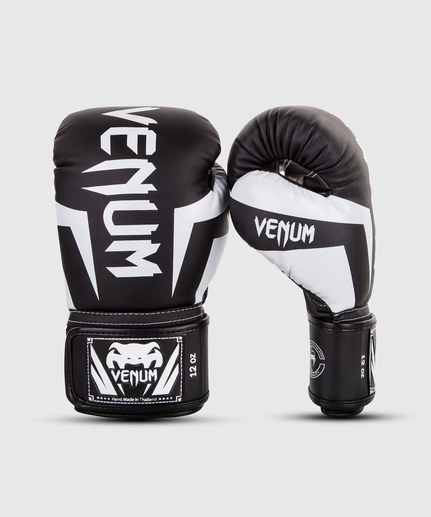 Guantes de Boxeo Venum Elite - Negro/Blanco