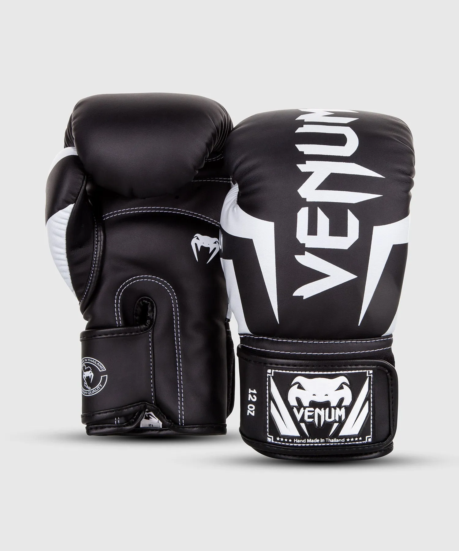 Guantes de Boxeo Venum Elite - Negro/Blanco