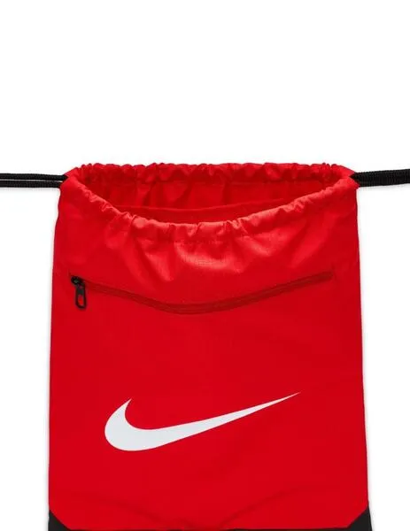 Gymsack nike brasilia 9.5 rojo unisex.