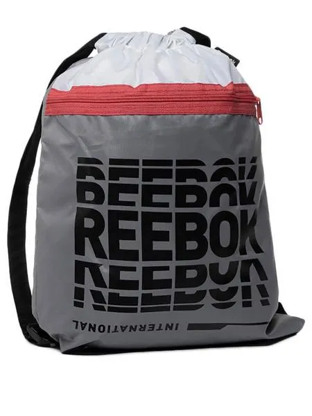 gymsack reebok gris/rojo unisex