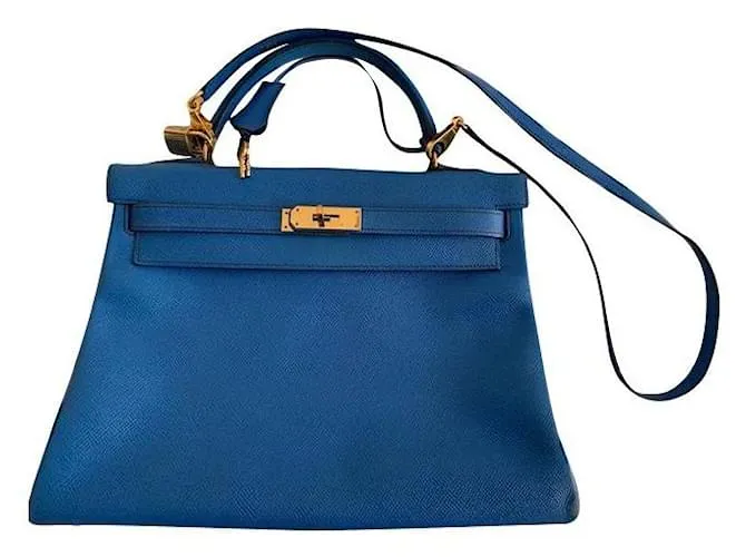 Hermès Kelly Azul claro 