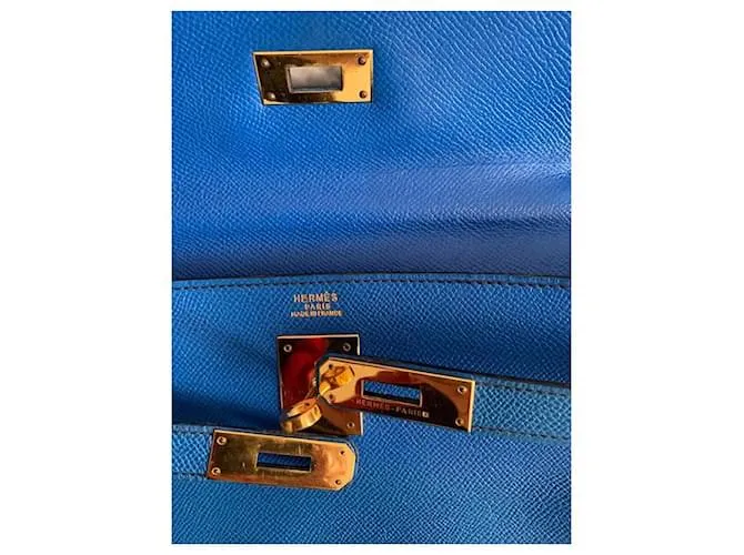 Hermès Kelly Azul claro 