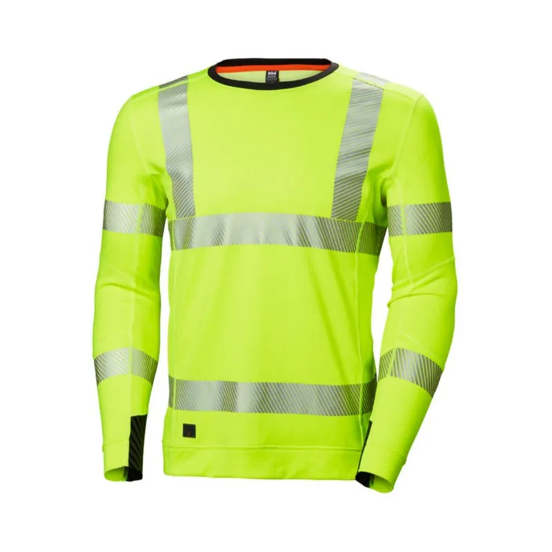 Hh Lifa Active Hi Vis Crewneck 75111