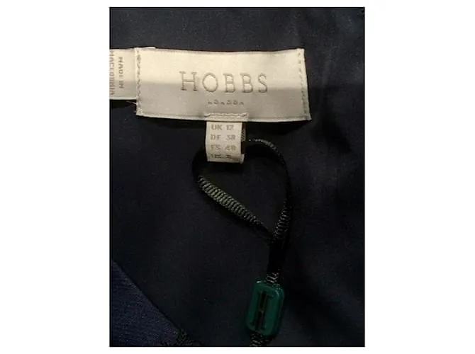 Hobbs Vestido de tubo bordado Negro Azul 