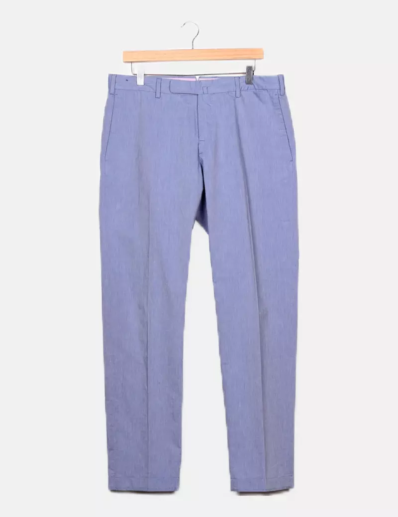 Incotex Pantalón azul sastre