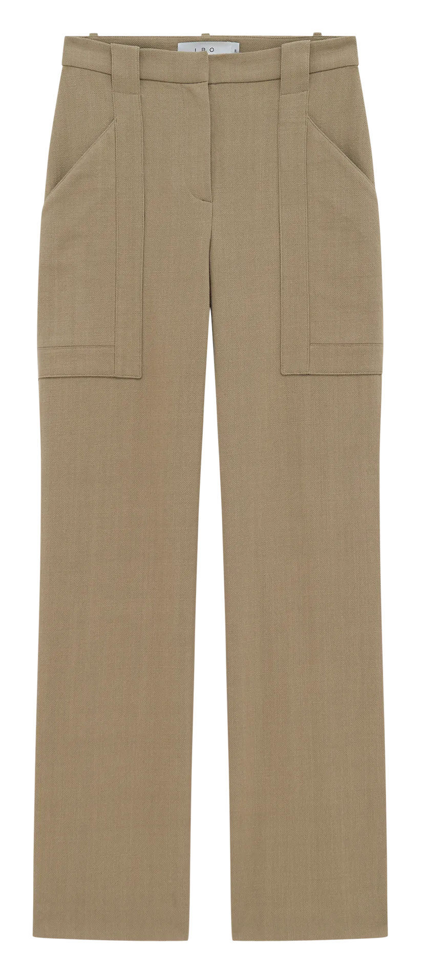 IRO SONIRA - Pantalón cargo de algodón slim en beige