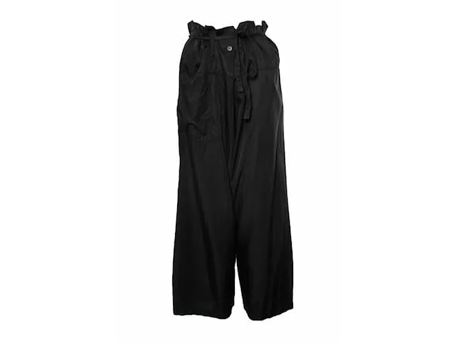 Issey Miyake, pantalón de cintura alta Negro 