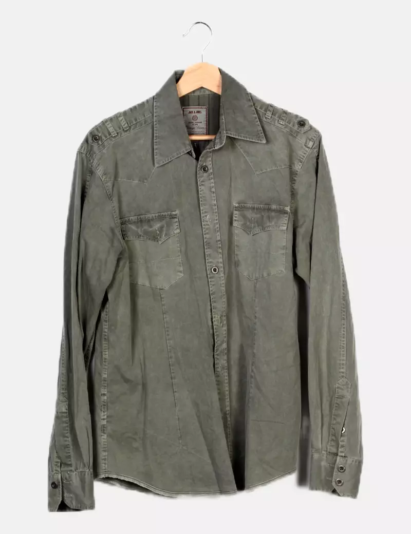 Jack & Jones Camisa verde casual