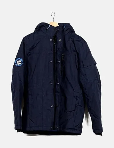 Jack & Jones Impermeable azul