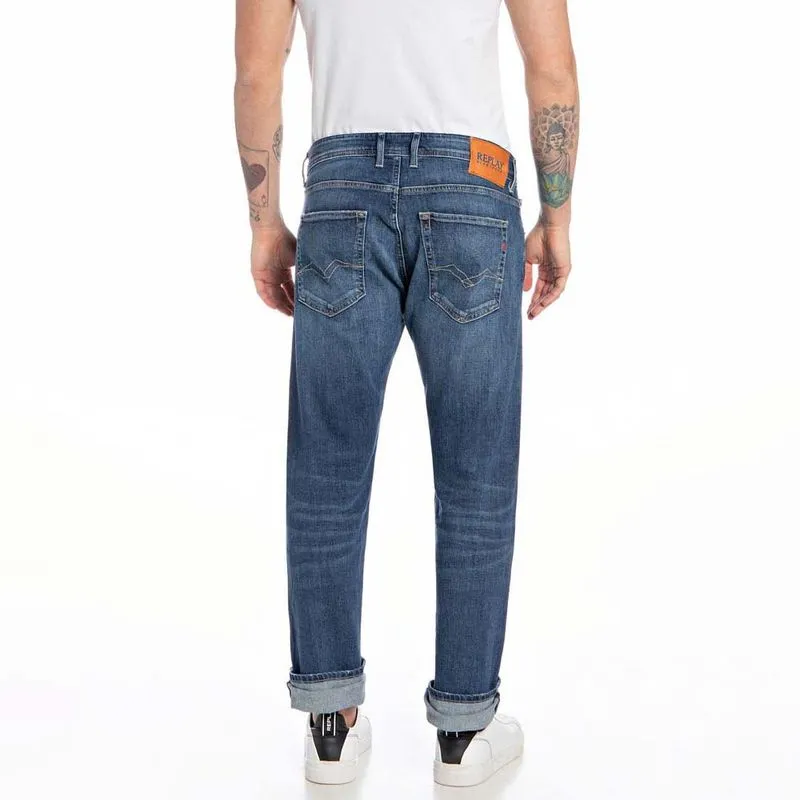 Jean Stretch Para Hombre Grover Replay 48125