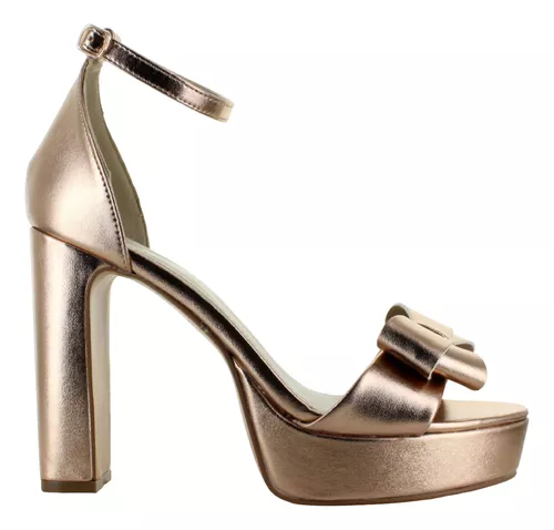 Lady Paulina Zapatilla Plataforma Moño Elegante Mujer 90080