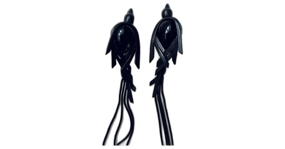 Lanvin Aretes Negro 