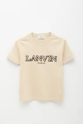 LANVIN SAND CURB EMB CLASSIC T-SHIRT