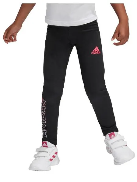 malla adidas negro/rosa niña