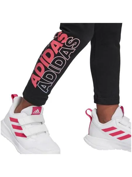 malla adidas negro/rosa niña