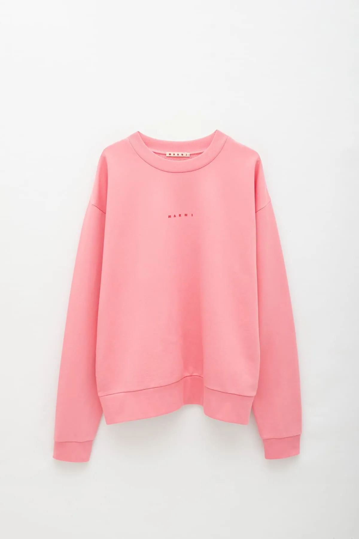 MARNI PINK LOGO CLASSIC SWEATSHIRT