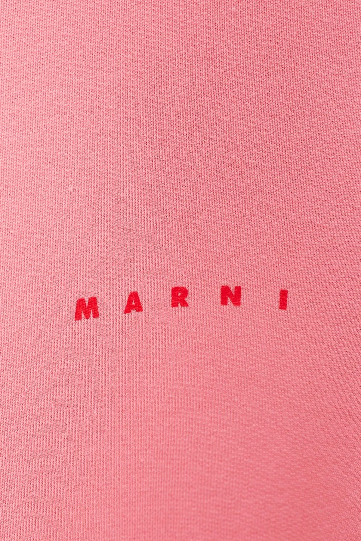 MARNI PINK LOGO CLASSIC SWEATSHIRT