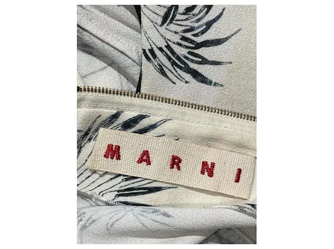 MARNI Vestidos T.ÉL 44 Viscosa Blanco 