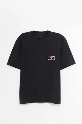 MARTINE ROSE BLACK CLASSIC T-SHIRT