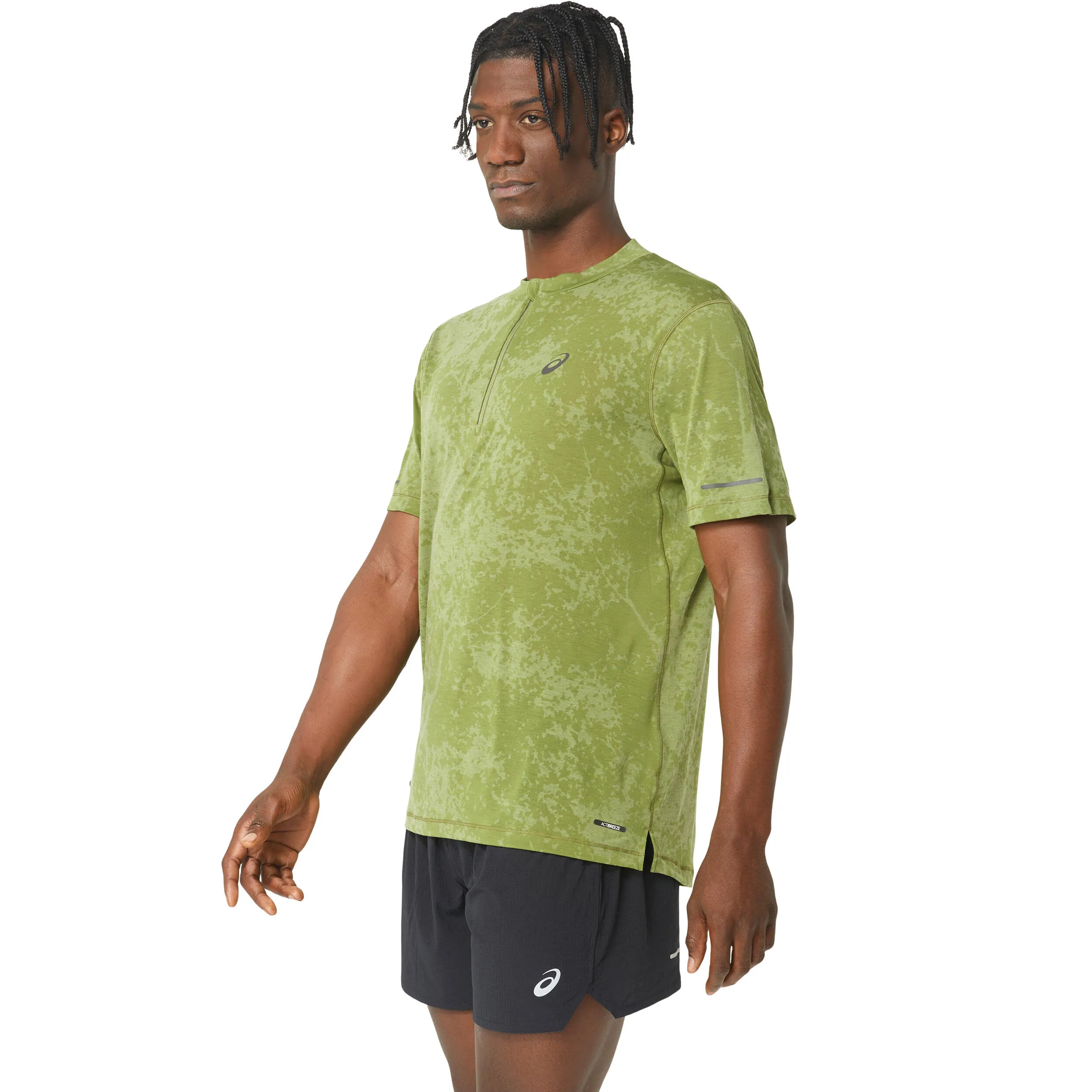 Metarun Half-Zip Pattern Camiseta De Running Hombres