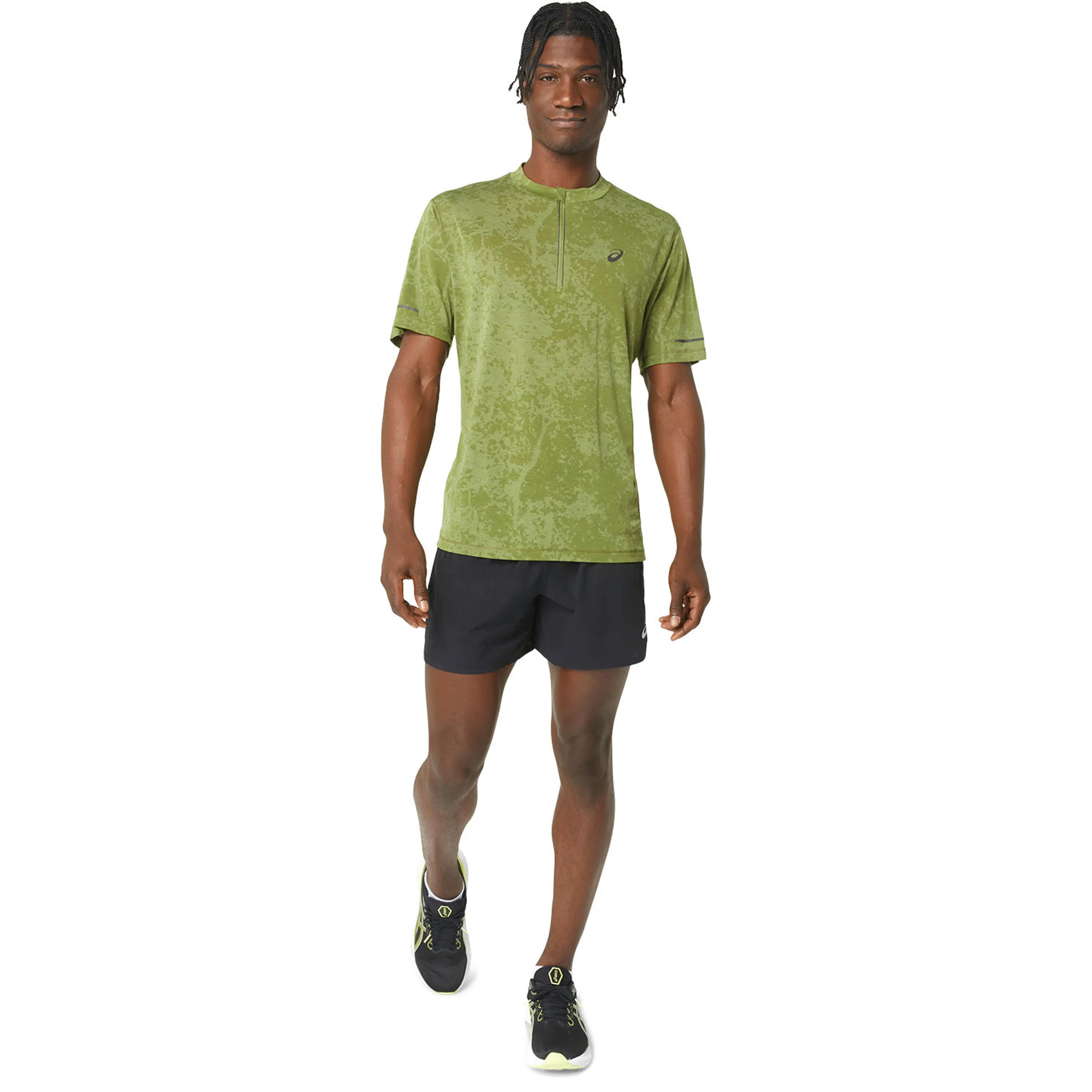 Metarun Half-Zip Pattern Camiseta De Running Hombres