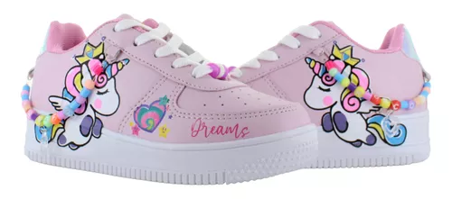 Miss Pink Tenis Casual Unicornio Cadena Cubitos Niña 87824