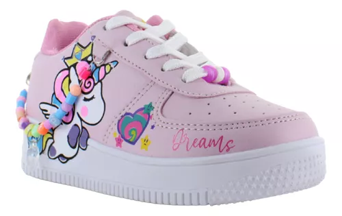 Miss Pink Tenis Casual Unicornio Cadena Cubitos Niña 87824