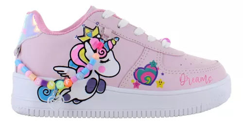 Miss Pink Tenis Casual Unicornio Cadena Cubitos Niña 87824