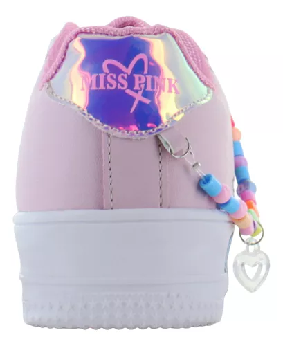 Miss Pink Tenis Casual Unicornio Cadena Cubitos Niña 87824