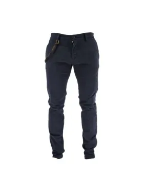 MODFITTER Pantalones Carnaby Gabardina Hombre Dark Navy