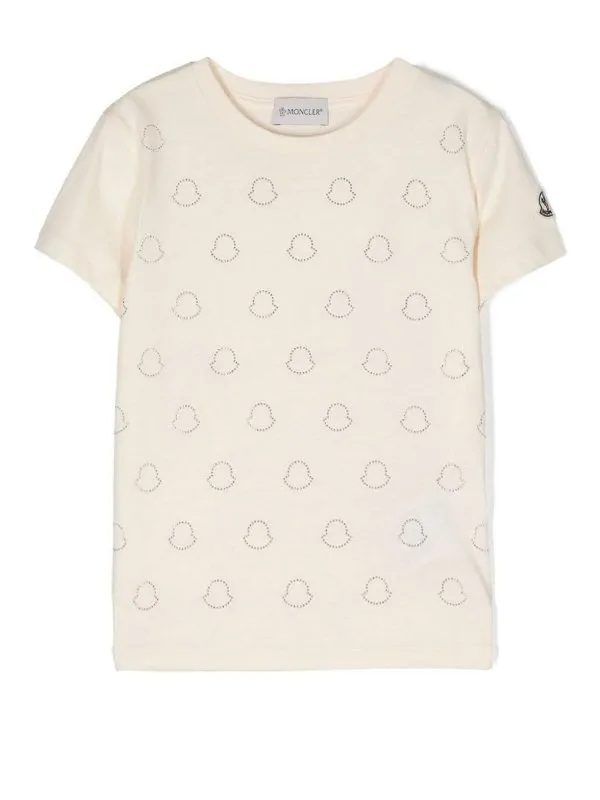 Moncler Jr Camiseta - Blanco