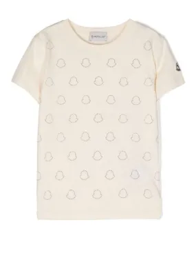 Moncler Jr Camiseta - Blanco