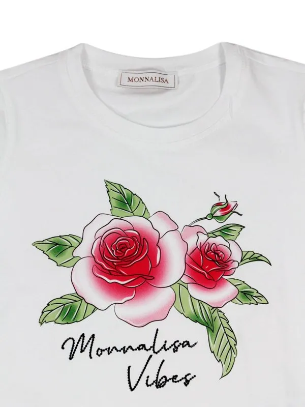 Monnalisa Camiseta - Blanco