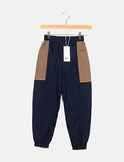 Name it Pantalón jogger impermeable bicolor