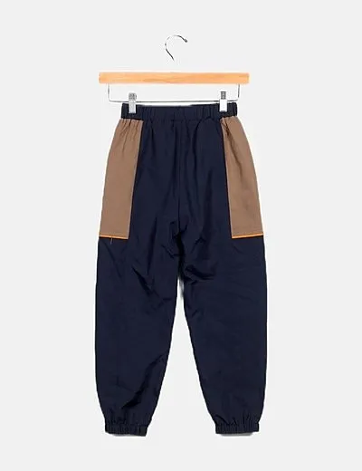 Name it Pantalón jogger impermeable bicolor