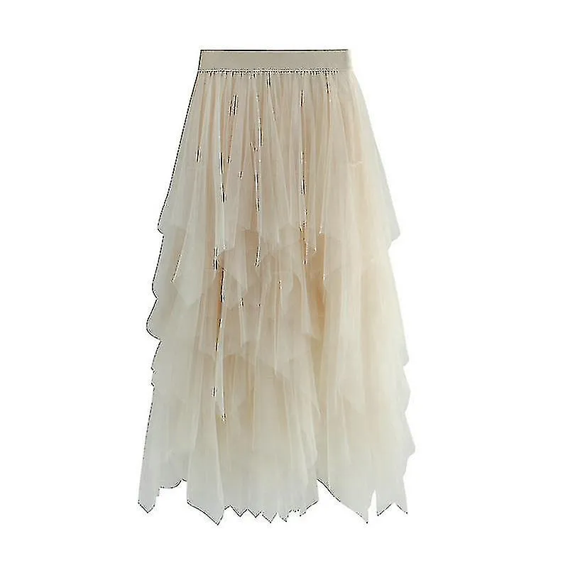 New 2024 Women High Waist Slim Tulle Skirt Elastic Waist Mesh Long Paragraph Skirt Dress(black/white/ Pink Many Colors)#jxsm8063