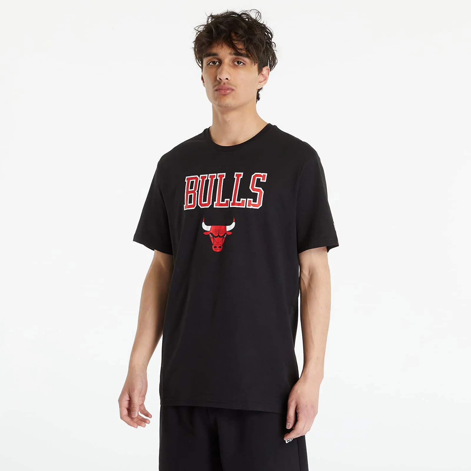 New Era Chicago Bulls NBA Team Logo Black T-Shirt