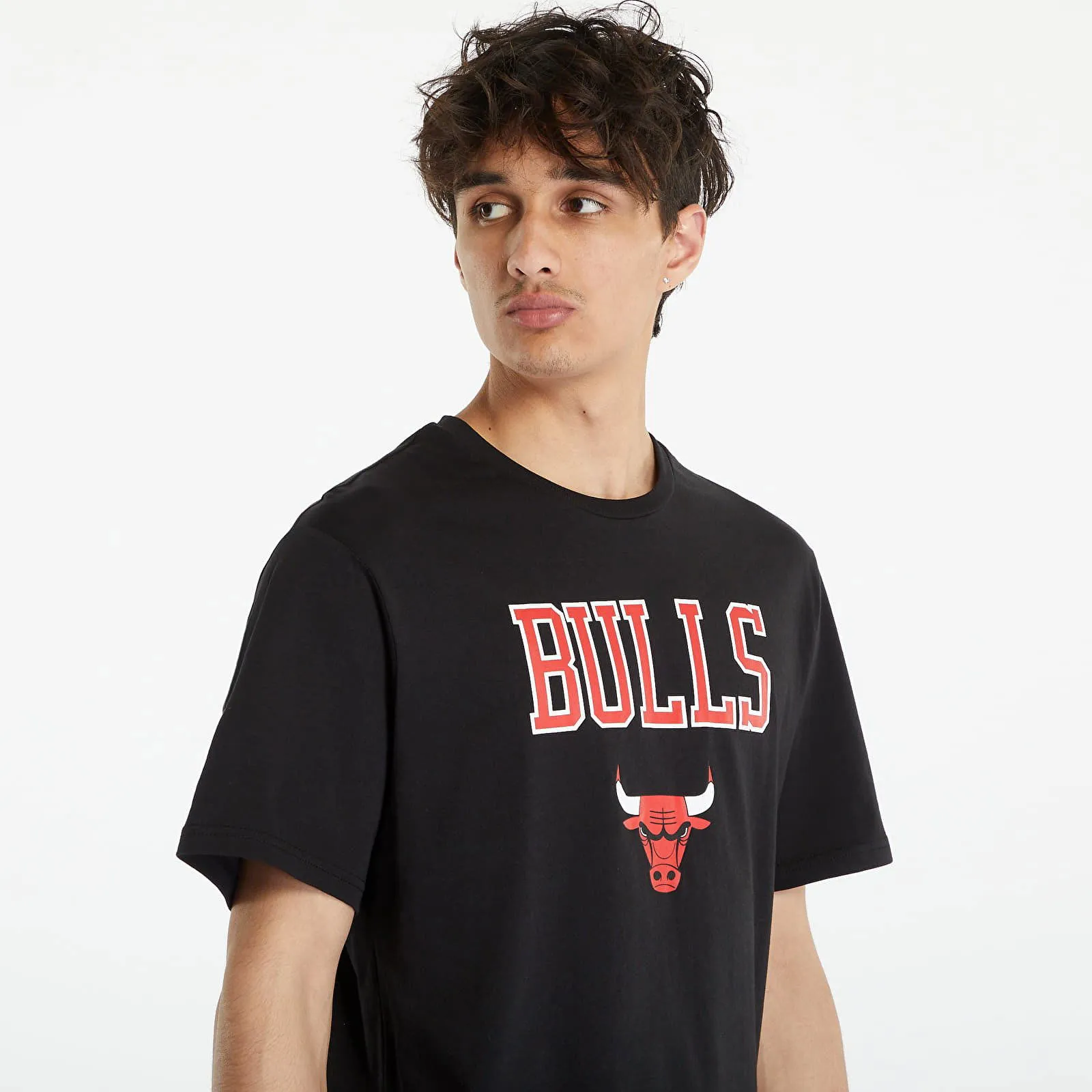 New Era Chicago Bulls NBA Team Logo Black T-Shirt