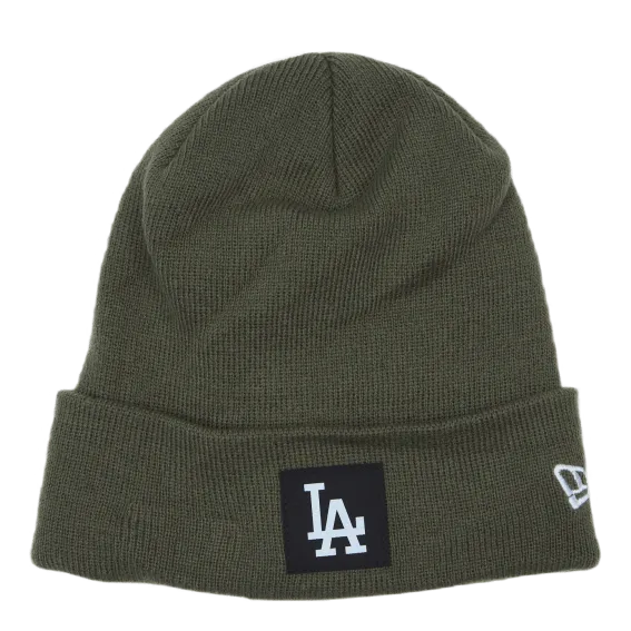 New Era Team Cuff Beanie - Dodgers Olive