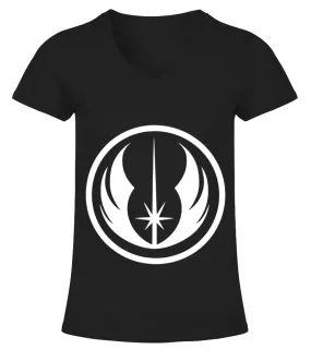 New Jedi Order Sci-fi Movie Camiseta cuello pico Mujer