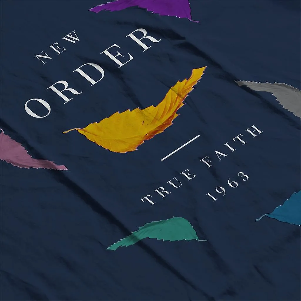 New Order True Faith 1963 Multi Leaf Art Camiseta para hombre