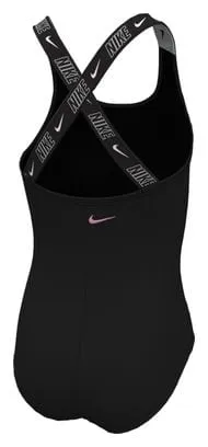 Nike Swim Bañador de niña Nike Swim Logo Tape Negro